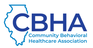 Logo of CBHA, the Community Behavioral Healthcare Assoociation.